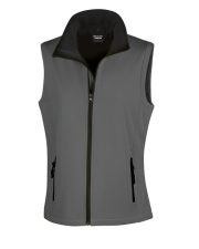 Result - R232F - LADIES PRINTABLE SOFTSHELL BODYWARMER with RECYCLED fleece inner - Image 4