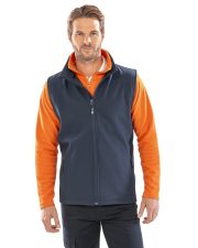 Result - R232 - PRINTABLE SOFTSHELL BODYWARMER with RECYCLED fleece inner