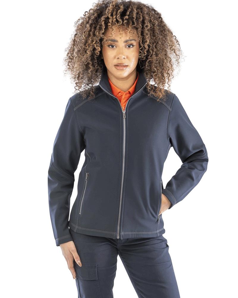 RS455F Result - R455F - WORKGUARD LADIES TREBLESTITCH SOFTSHELL - Image 1