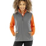Result - R902F - LADIES RECYCLED 2 LAYER PRINTABLE SOFTSHELL BODYWARMER