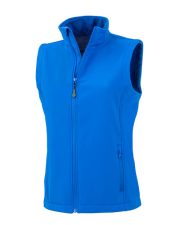 Result - R902F - LADIES RECYCLED 2 LAYER PRINTABLE SOFTSHELL BODYWARMER - Image 3