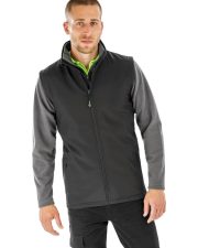 Result - R902 - RECYCLED 2 LAYER PRINTABLE SOFTSHELL BODYWARMER