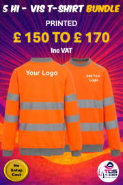 5 X Hi-Vis Regatta Sweatshirt Workwear Bundle RG219